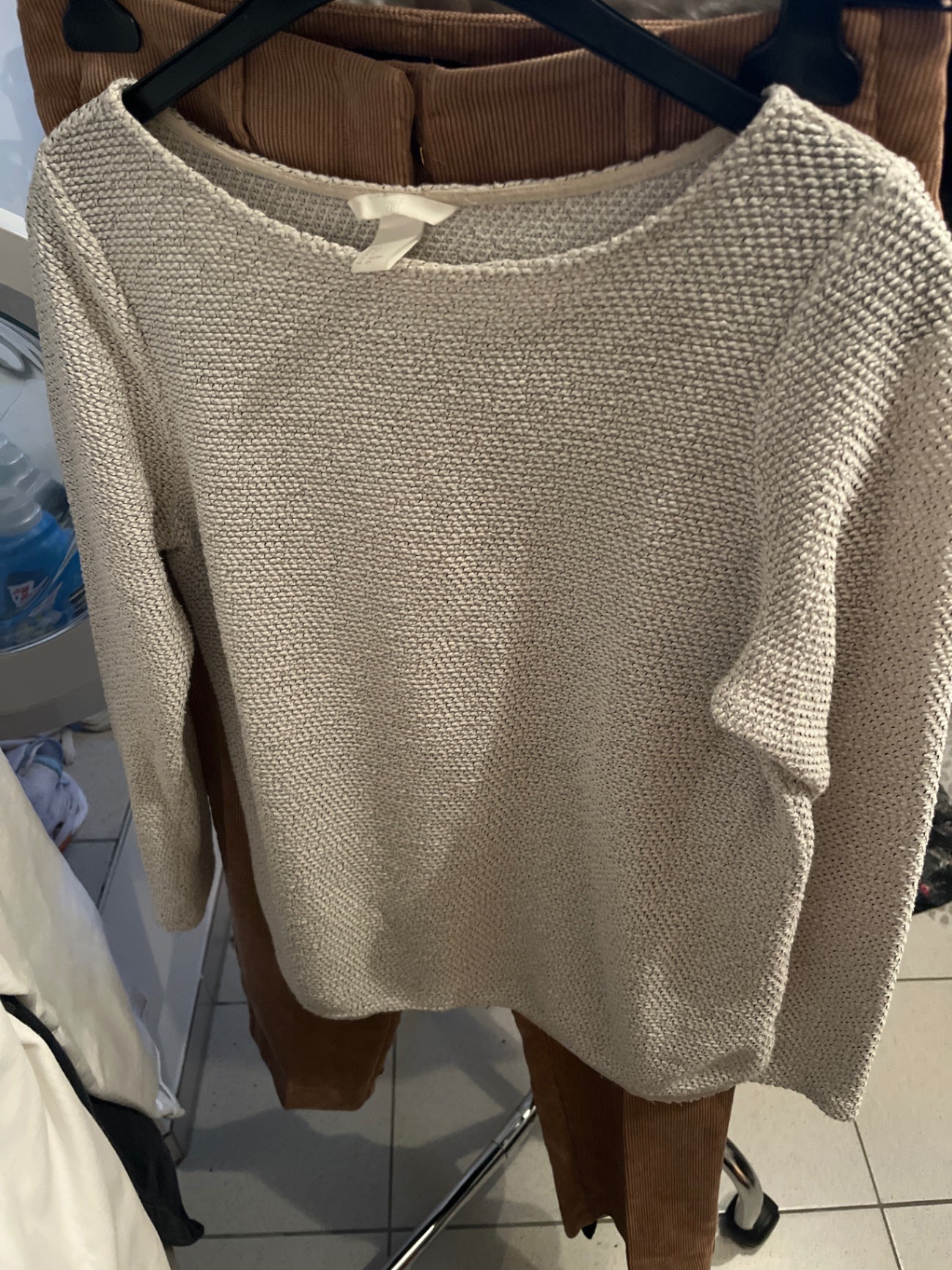 HM Pullover Creme Größe: S