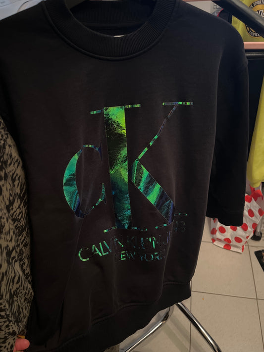 Calvin Klein Sweatshirt Schwarz Größe: M