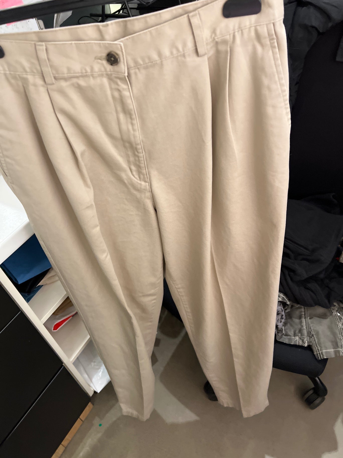 LL Bean Hose Beige Größe: M