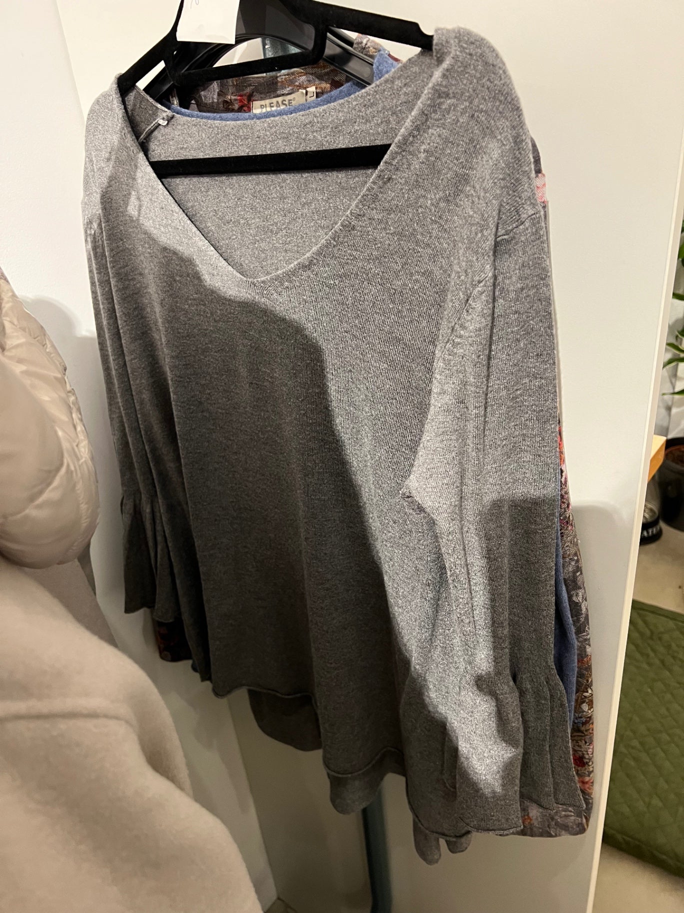 Pullover Grau Größe: S