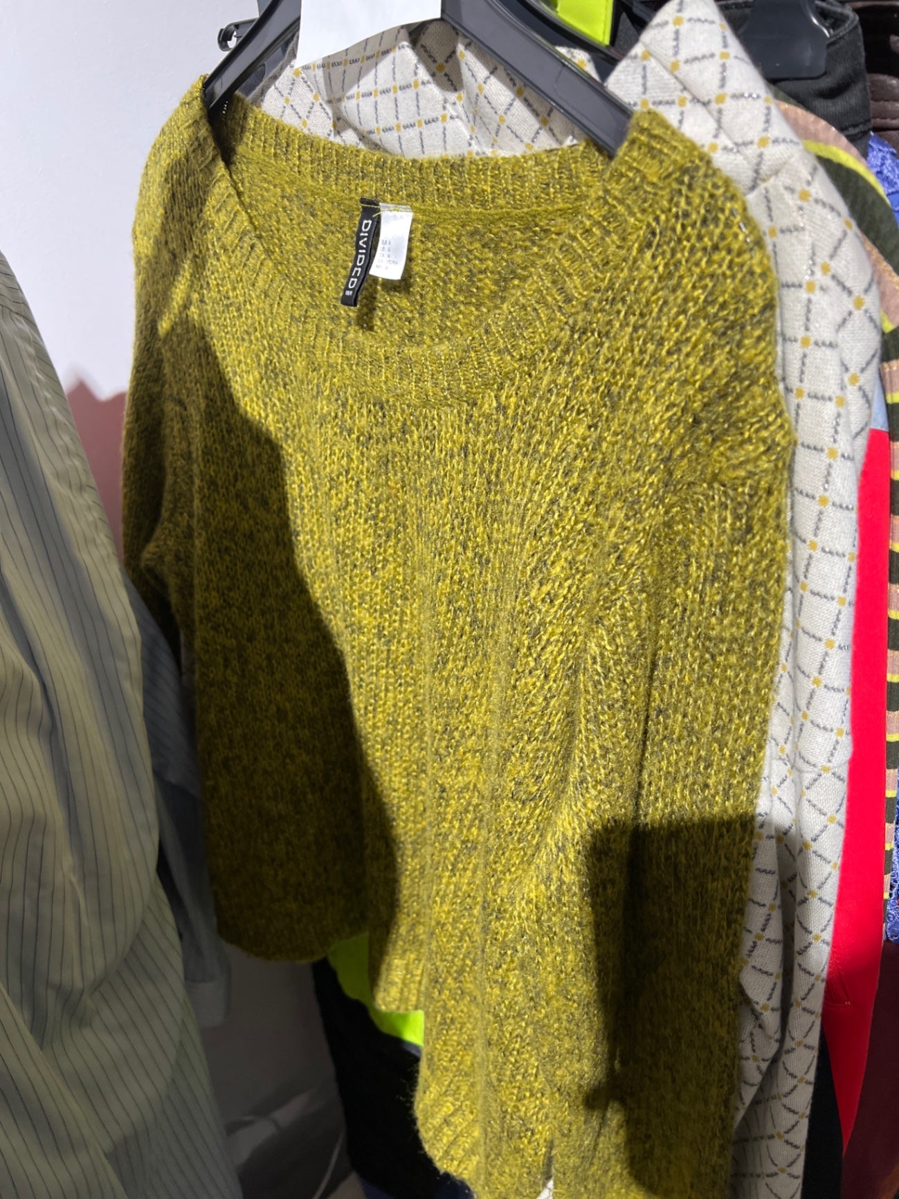 Divided Pullover Olivgrün Größe: M