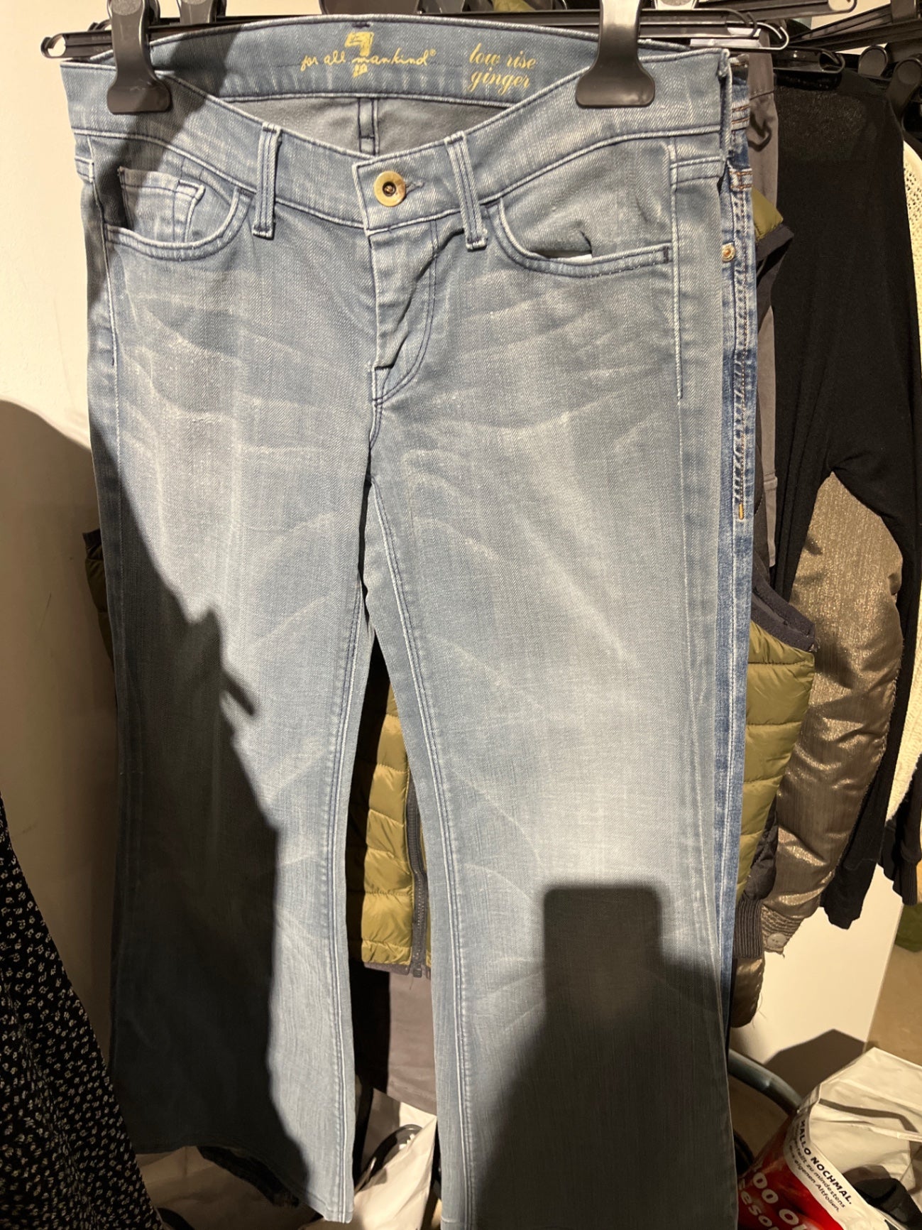 7 for all mankind Jeans Hellblau Größe: 28