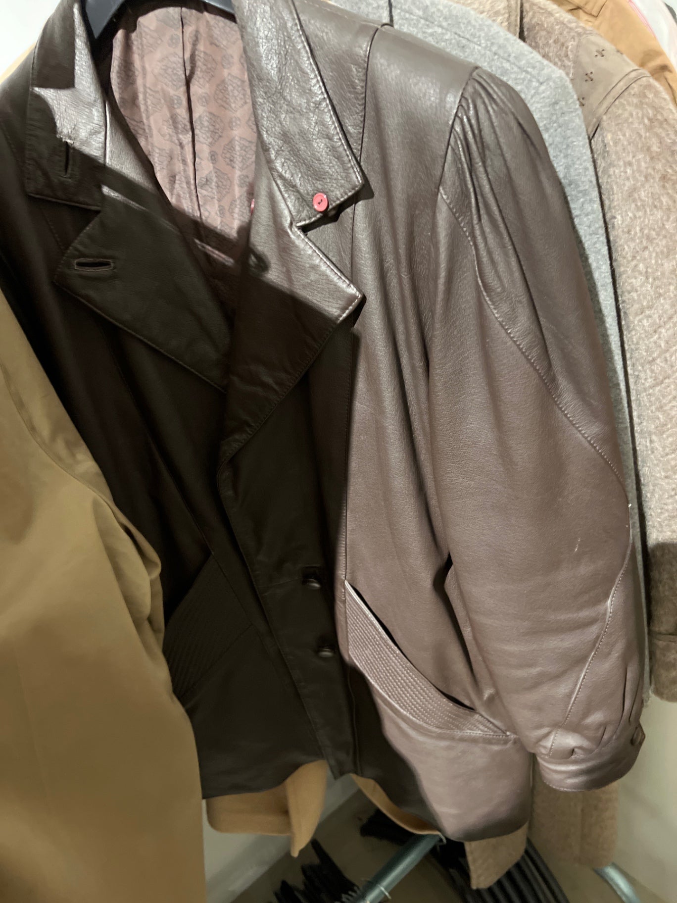 Canda Vintage Lederjacke Braun Größe: M/L