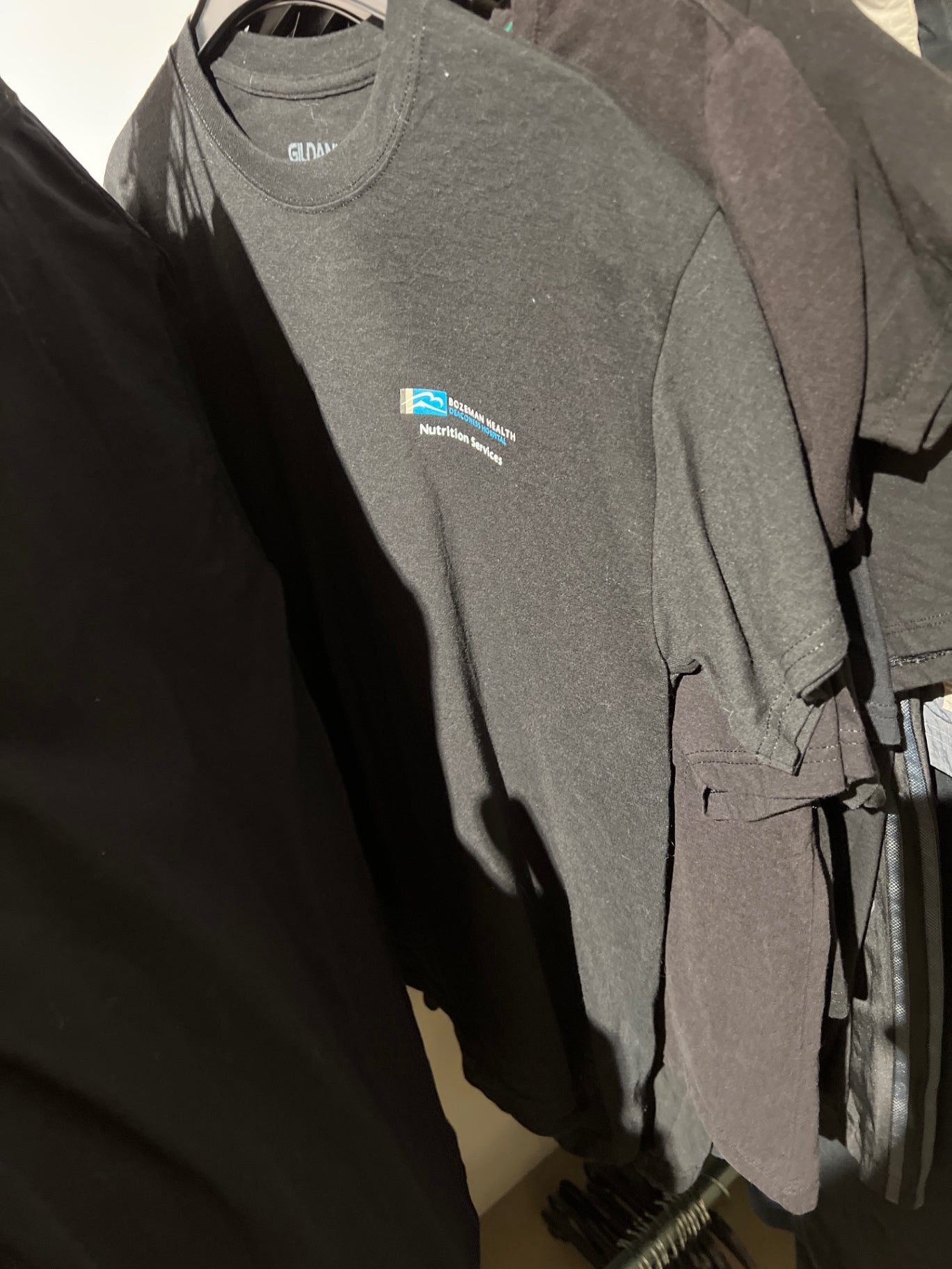 Gildan T-Shirt Amerika Schwarz Größe: S