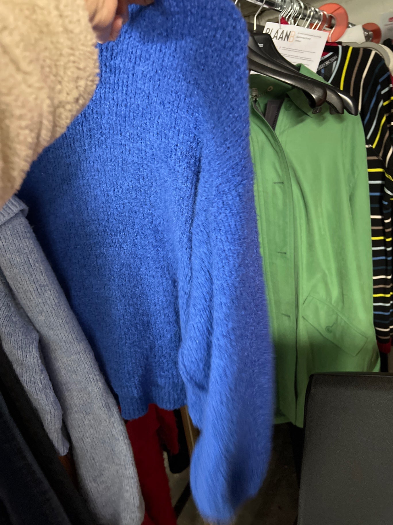 TOPSHOP Pullover Blau Größe: S