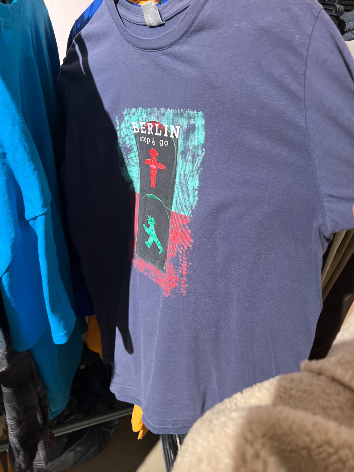 B&C Collection T-Shirt Blau Größe: M