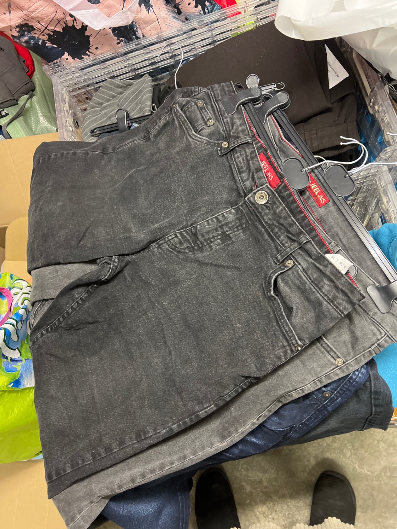Feel Jeans Jeans Schwarz Größe: 38/30