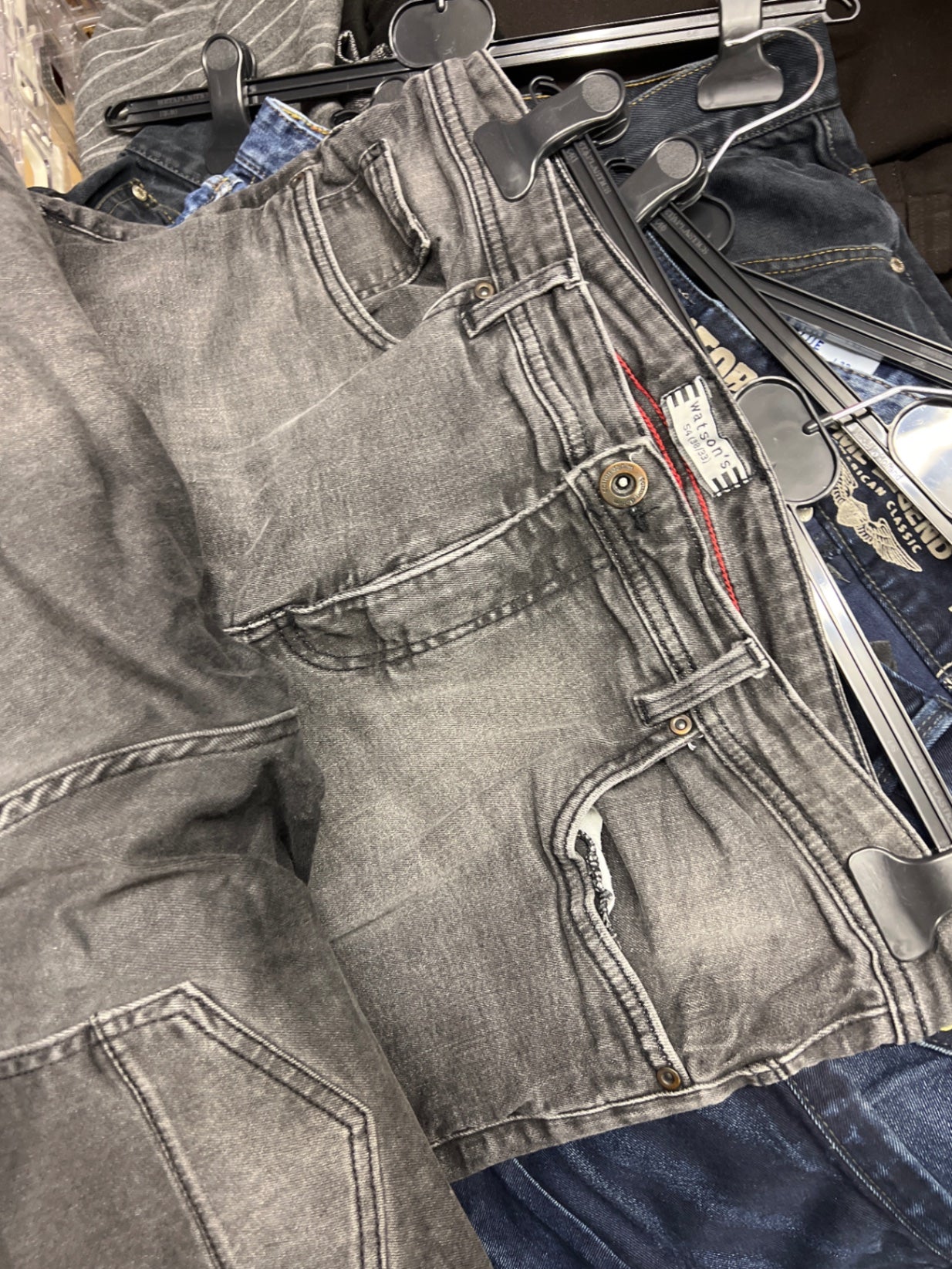 Watsons Jeans Grau Größe: 38/33