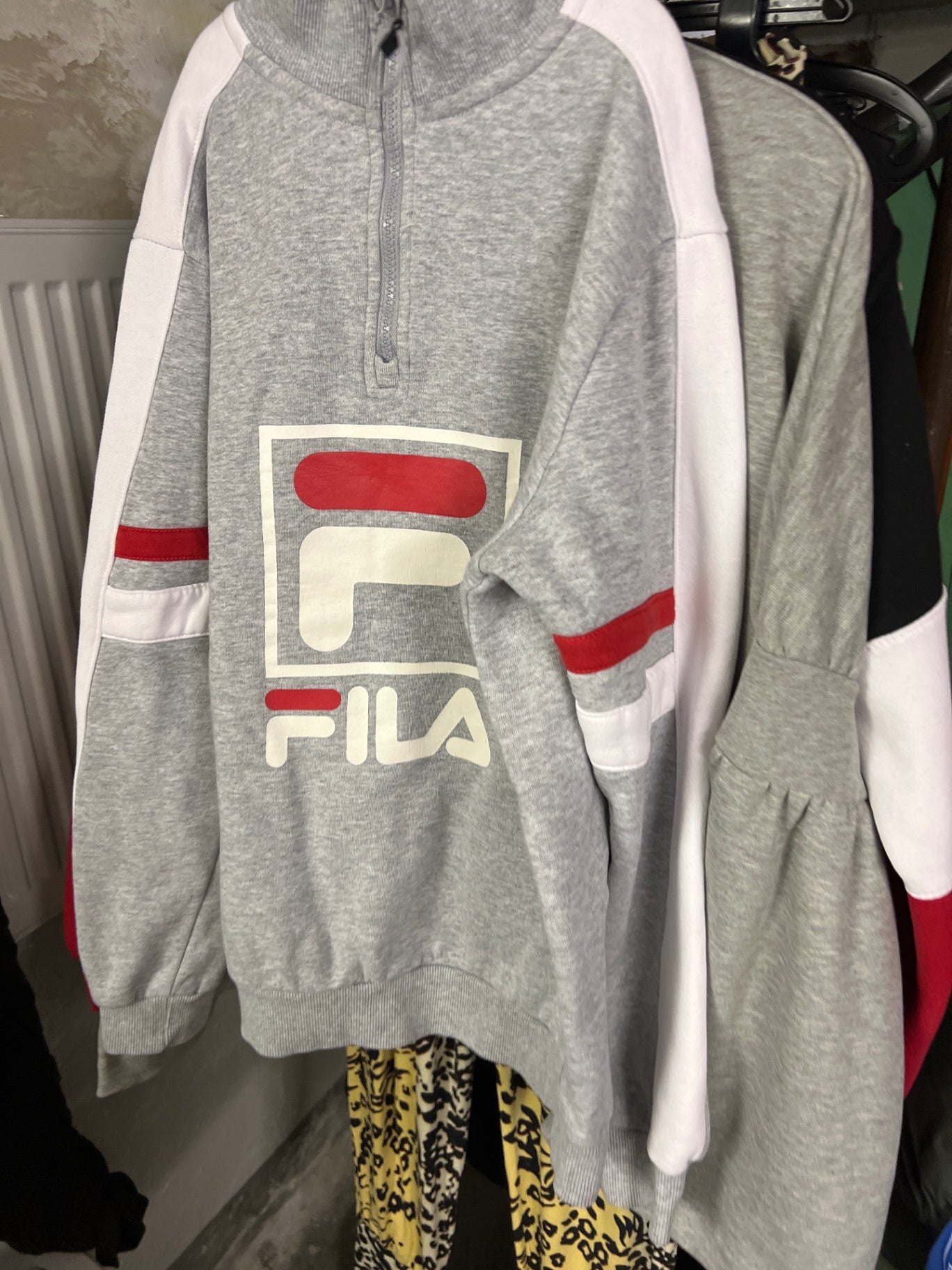 Fila Sweatshirt Grau Größe: XS