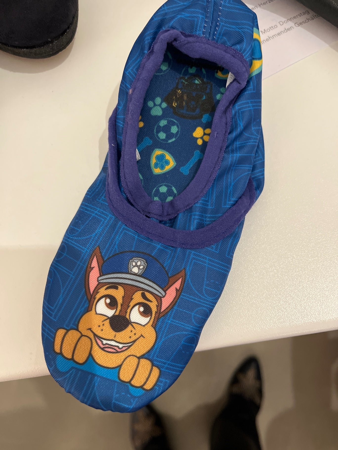 Paw Patrol Turnschläppchen Blau Größe: 26