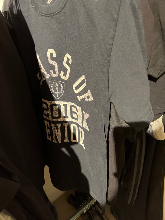 T-Shirt Amerika Schwarz Größe: M