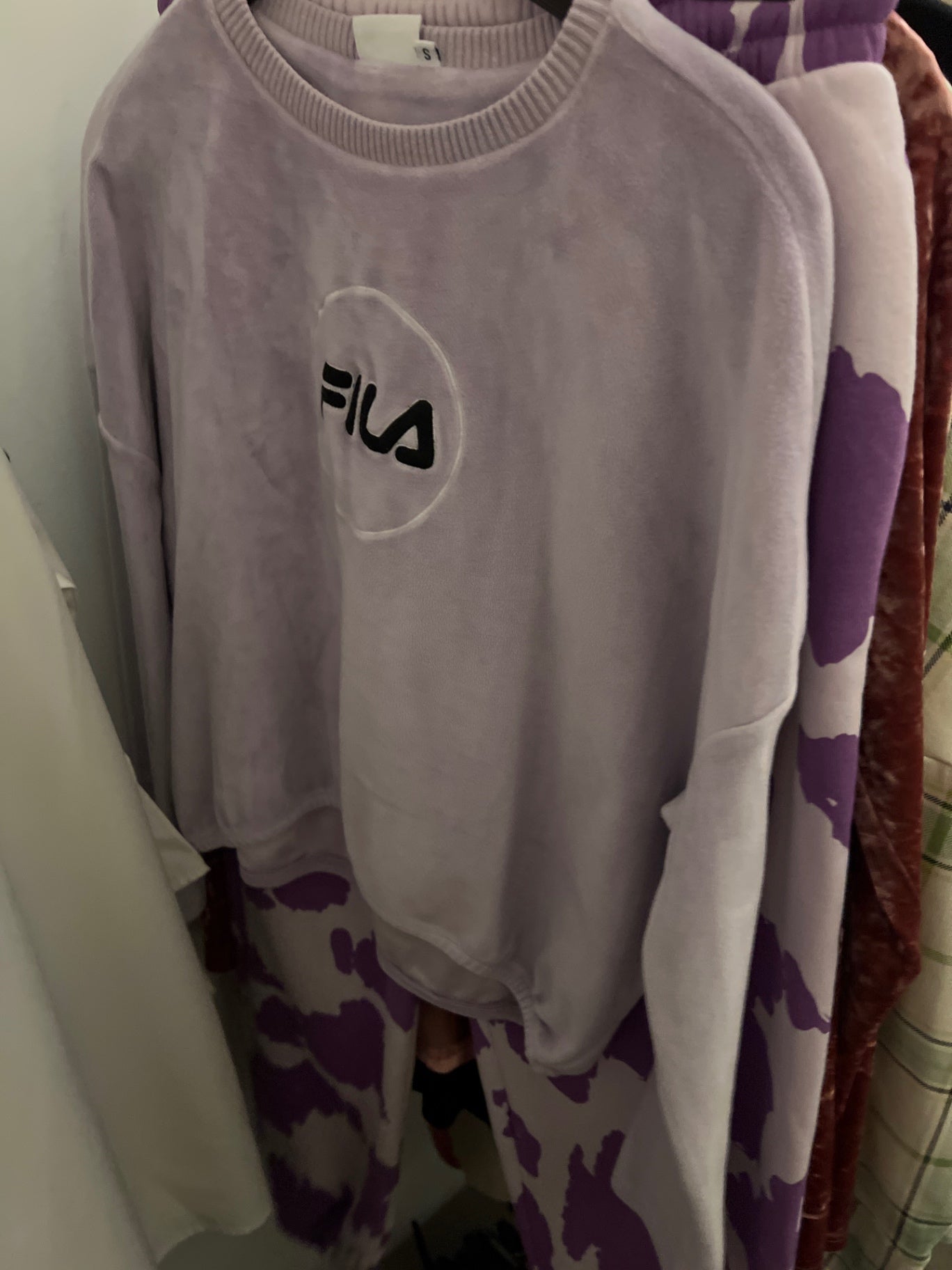 FILA Sweatshirt Lila Größe: S