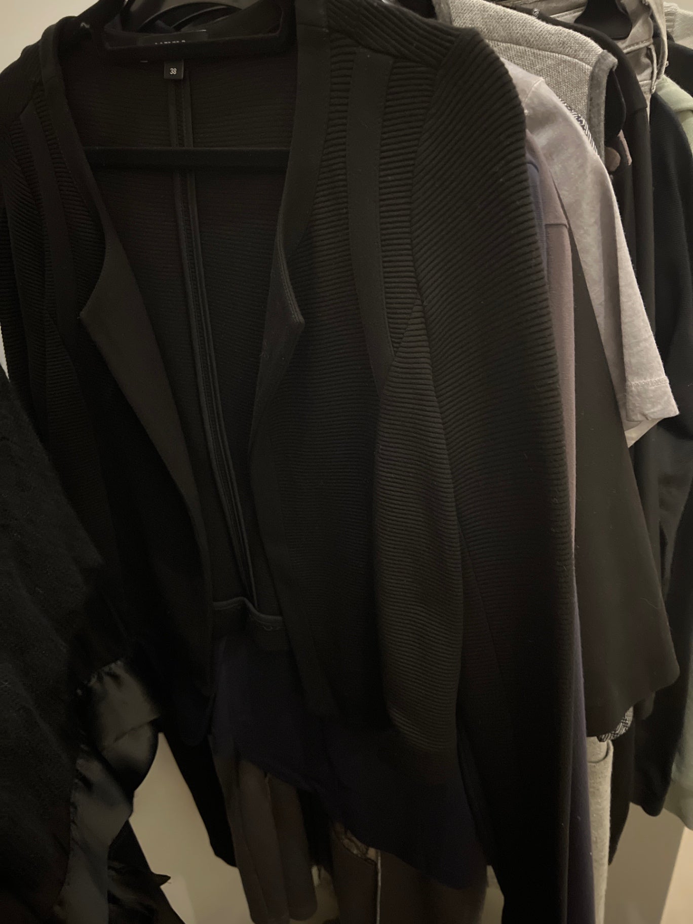Comma Jacke Schwarz Größe: 38