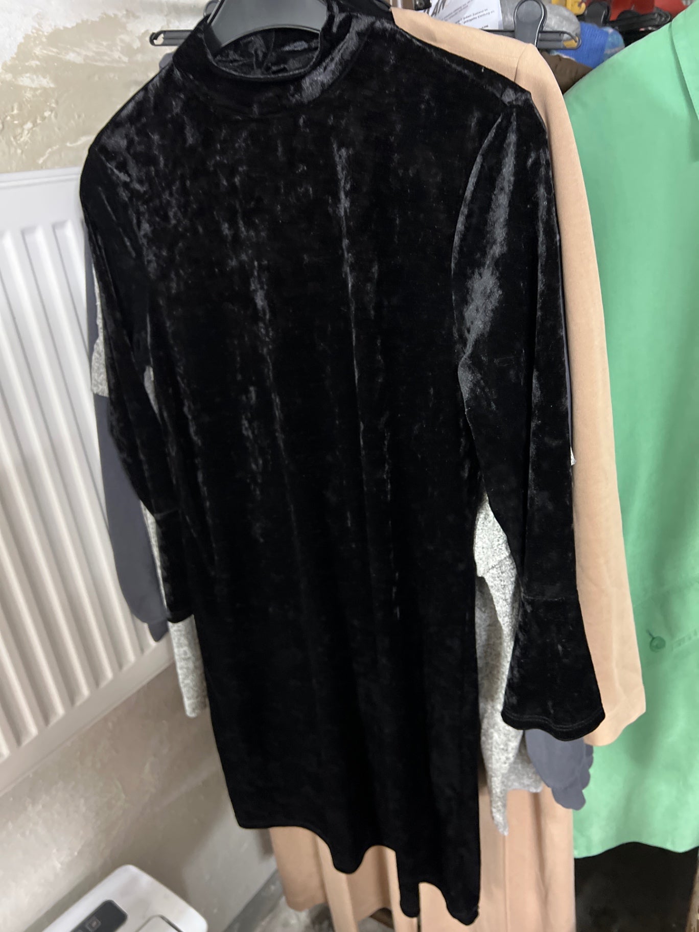 Monki Kleid Schwarz Größe: S