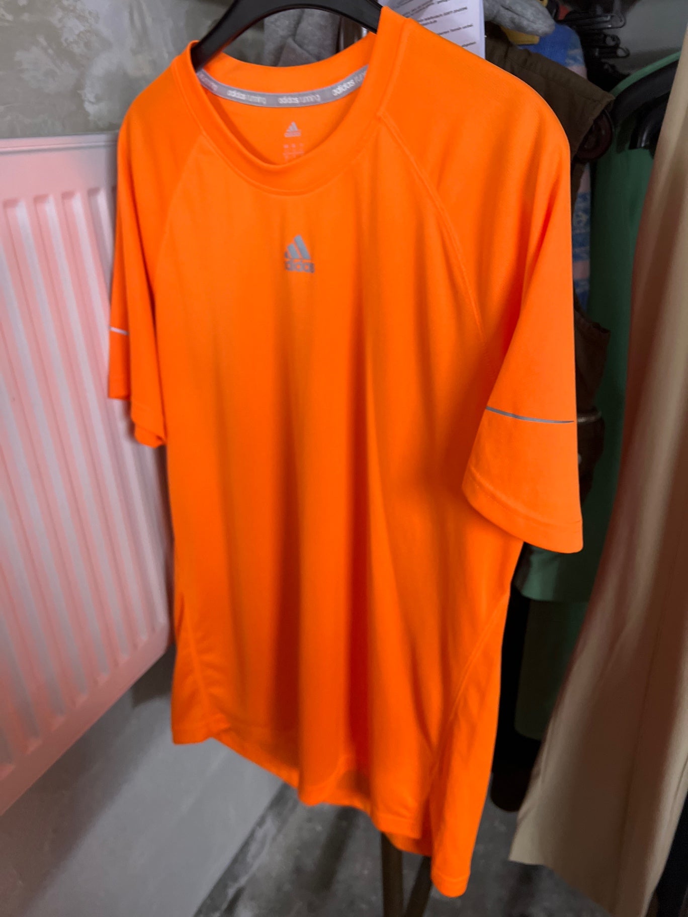 Adidas T-Shirt Orange Größe: L