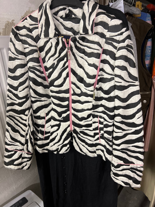 Csar Blazer Schwarz-Weiß Größe: M