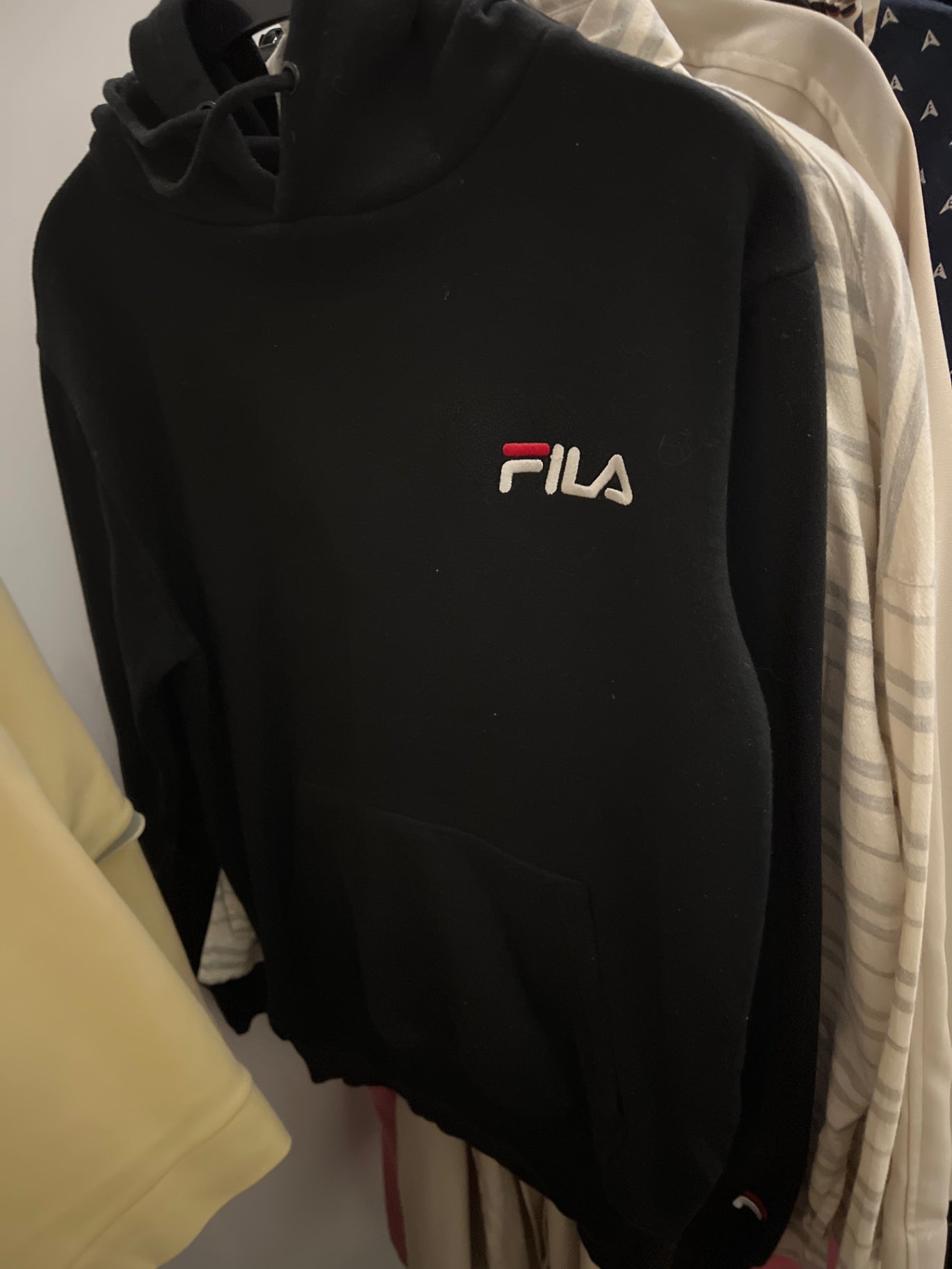 Fila Hoodie Schwarz Größe: XS