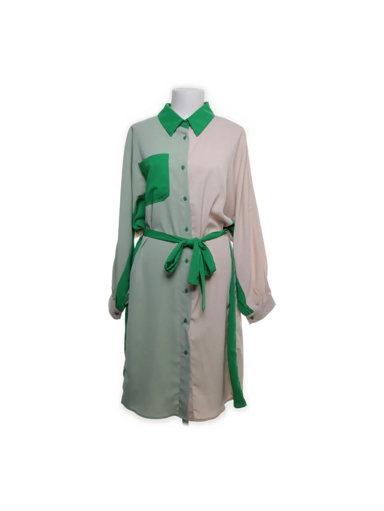 Unigirl Paris Bluse/Kleid Grün Größe: L