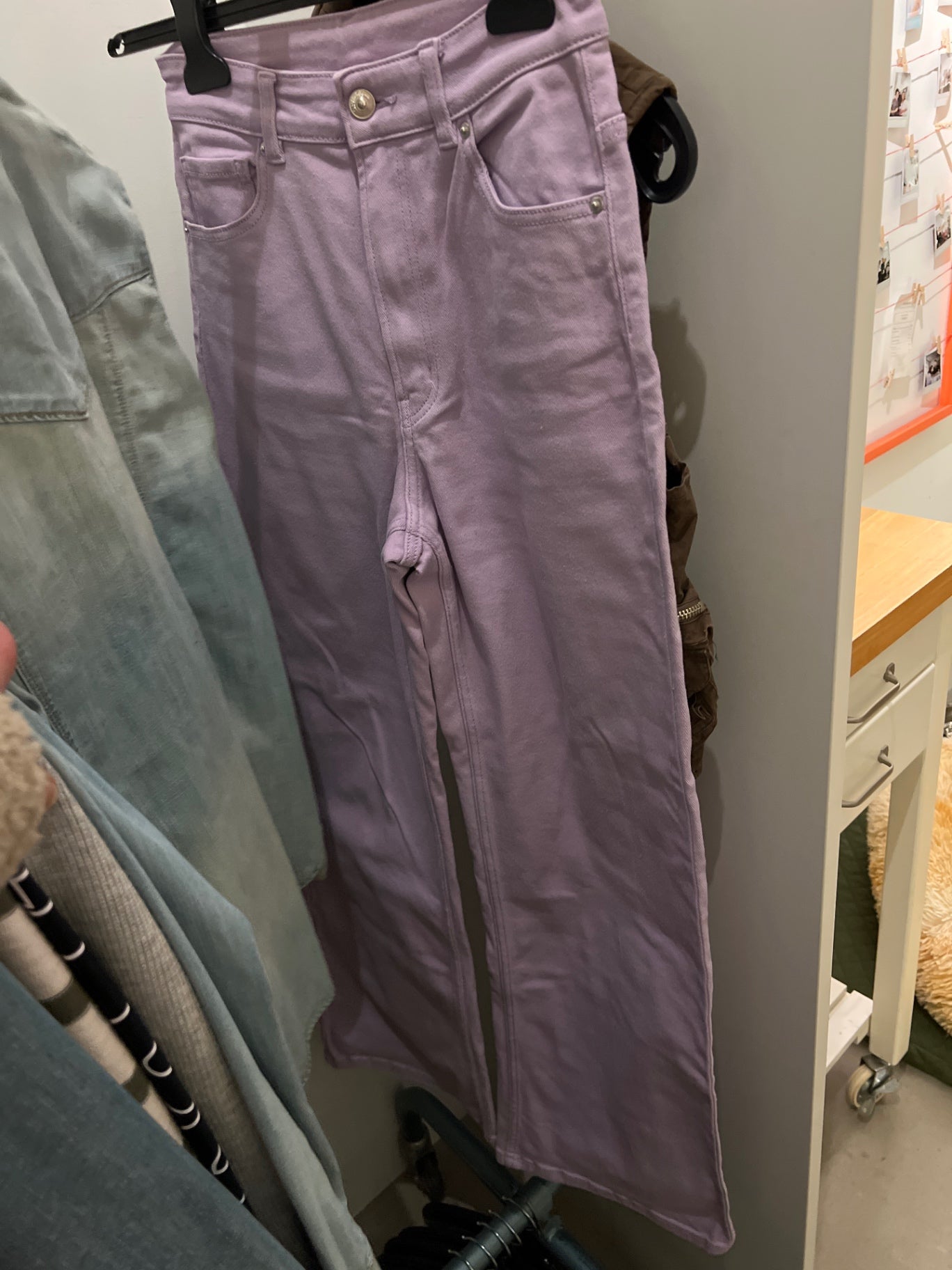 H&M Jeans Lila Größe: 36