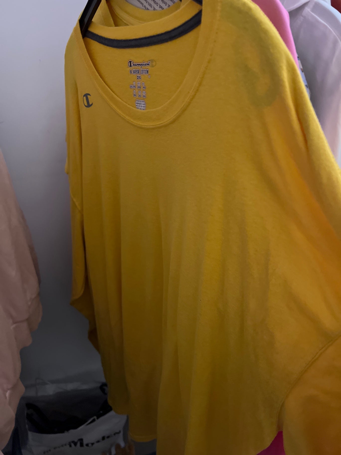 BWARE Champion T-Shirt Gelb Größe: XXXL