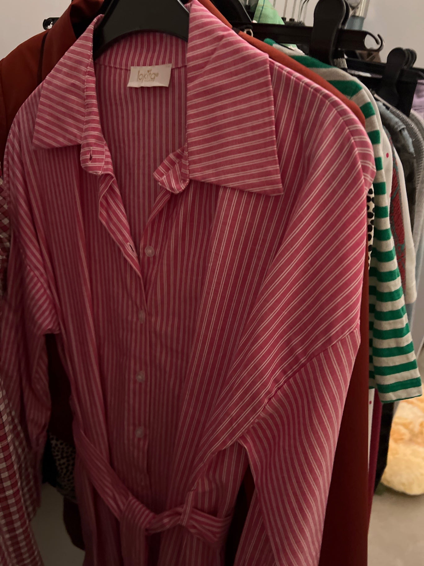 Lokita Kleid Rosa Größe: M
