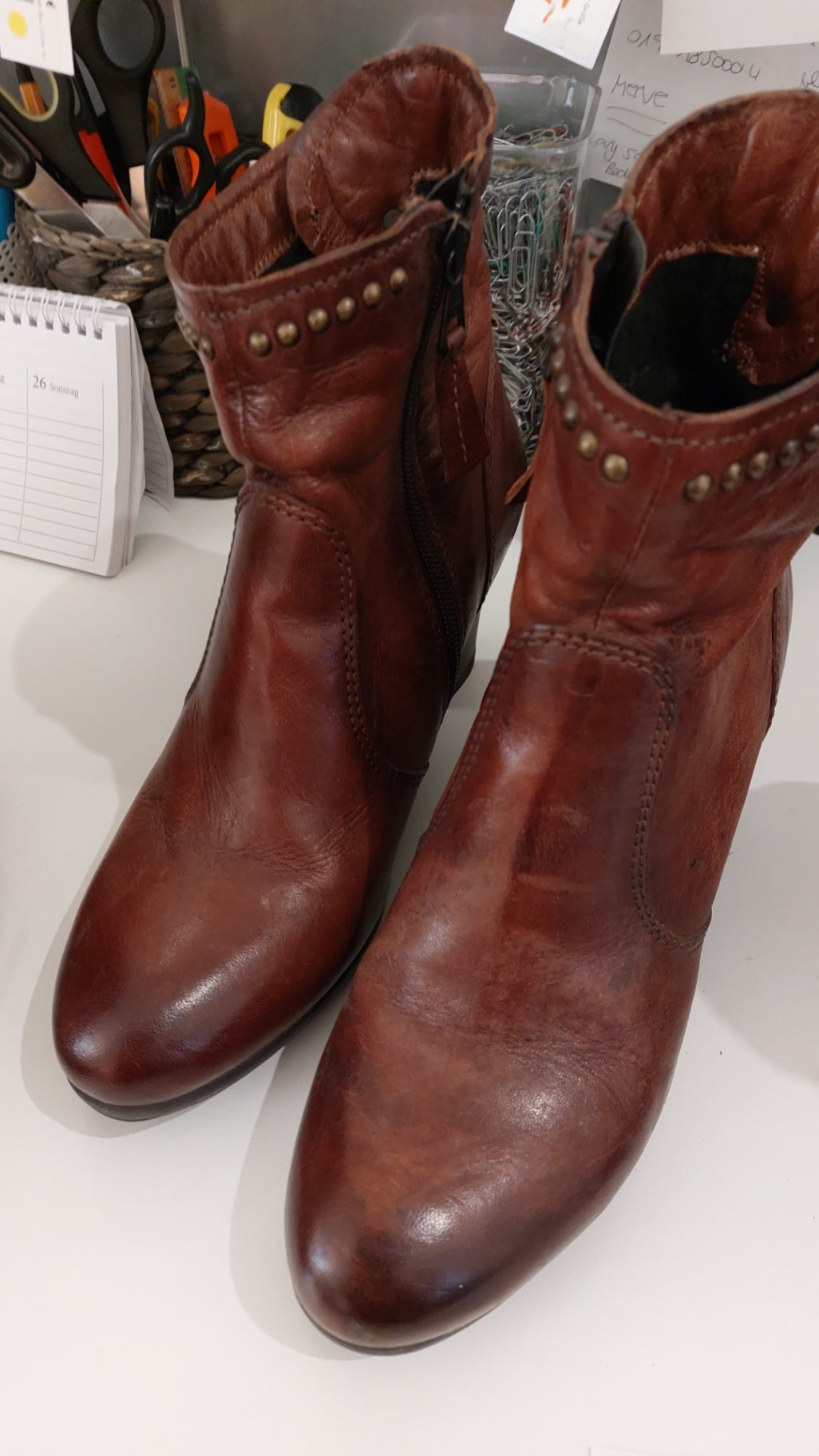 Mjus Stiefeletten Braun Größe: 39