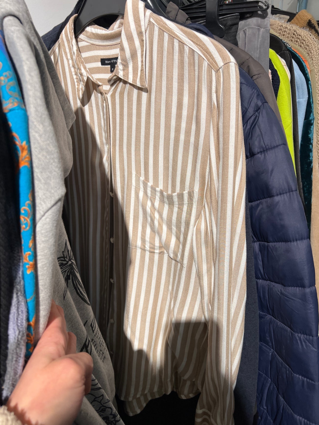 Marc O'Polo Hemd Beige  Größe: 38