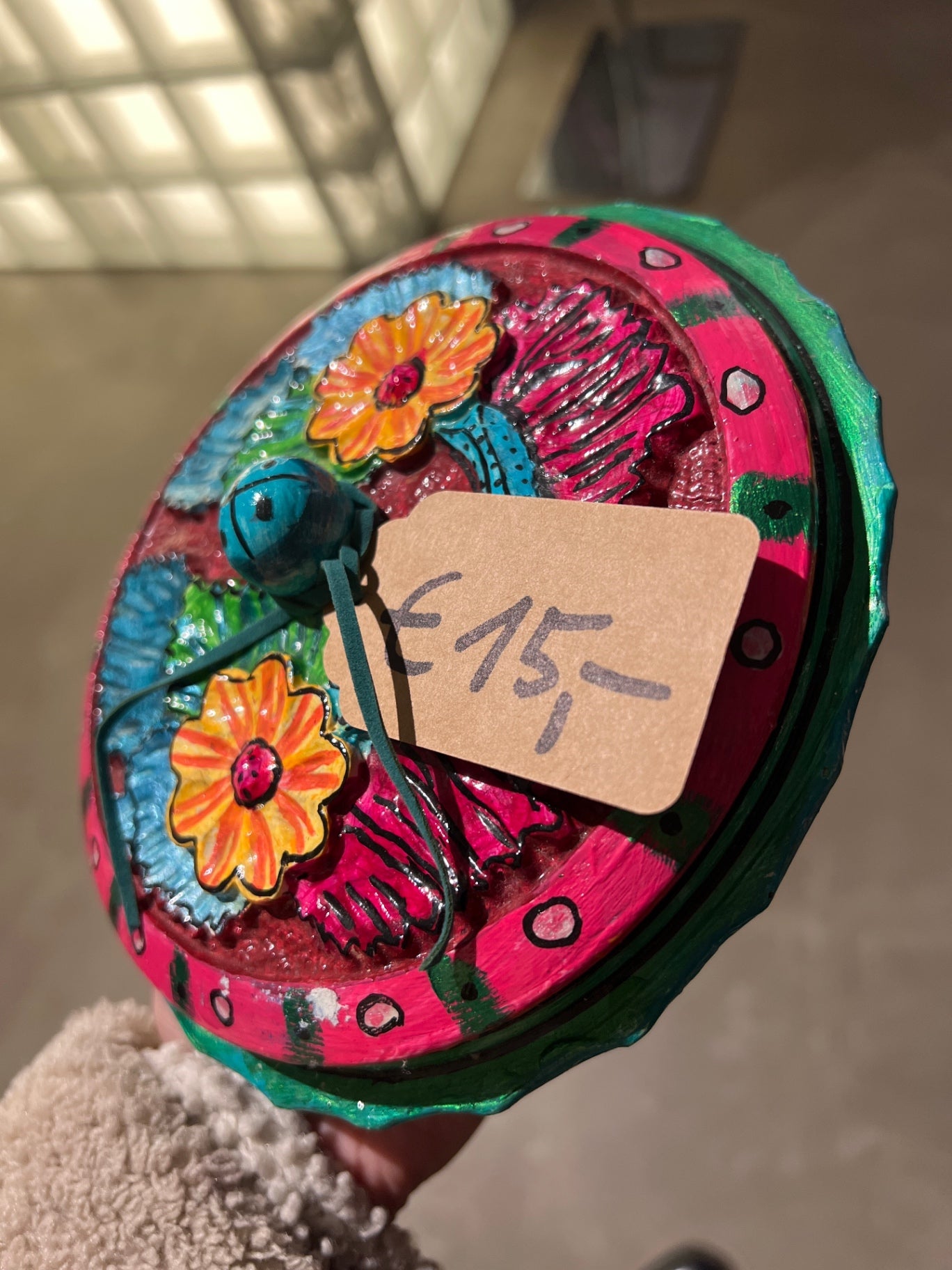 UPCYCLING Holzdeko Dose mit Deckel