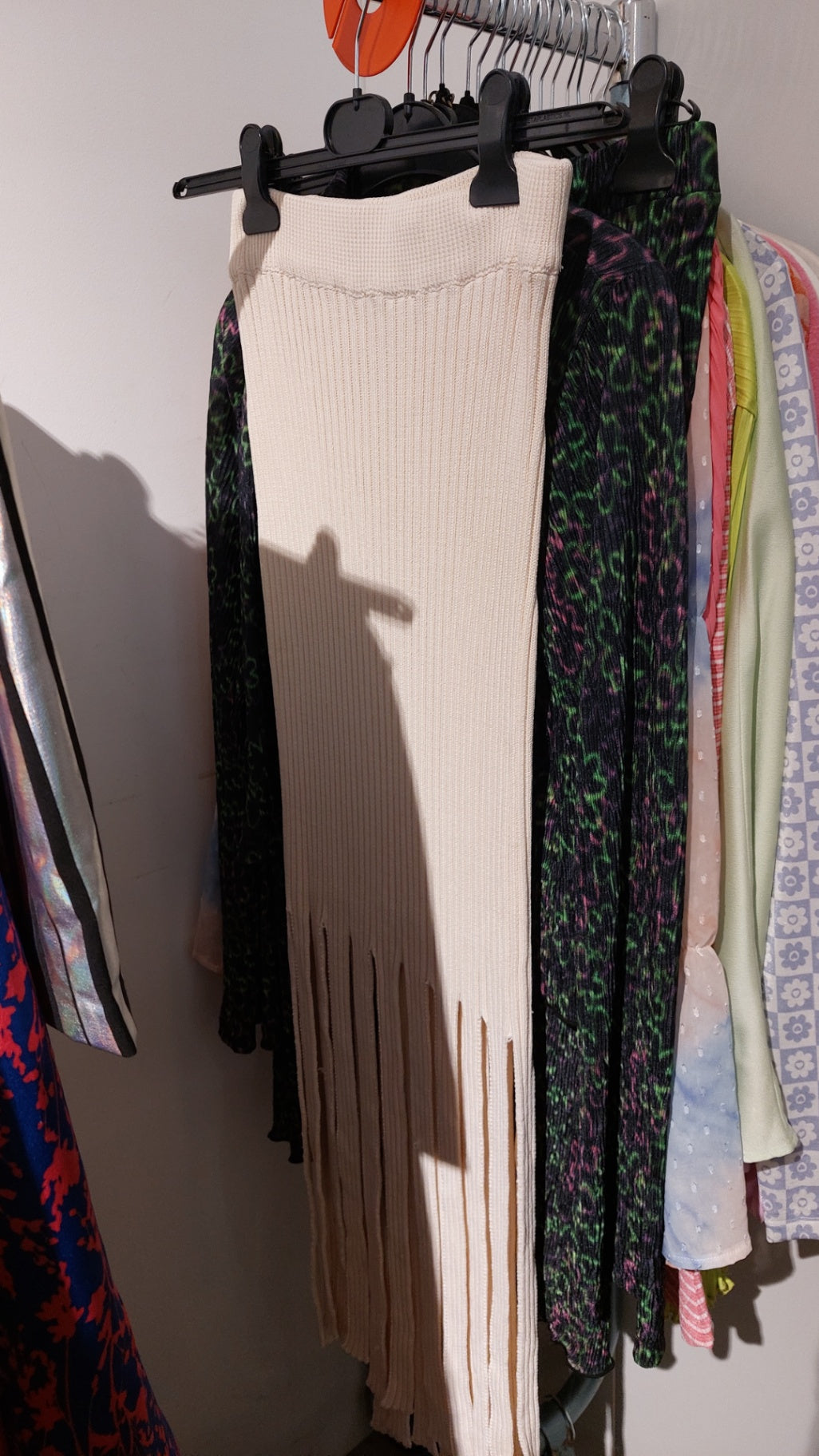 Gina Tricot Rock mit Fransen Größe: S