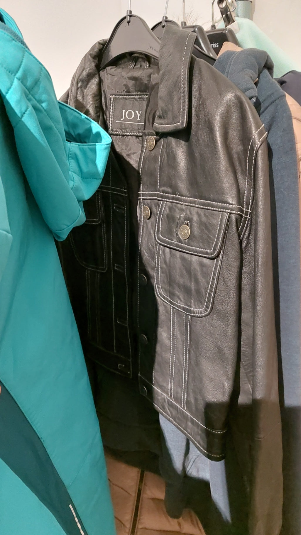 JOY Lederjacke Größe: 40
