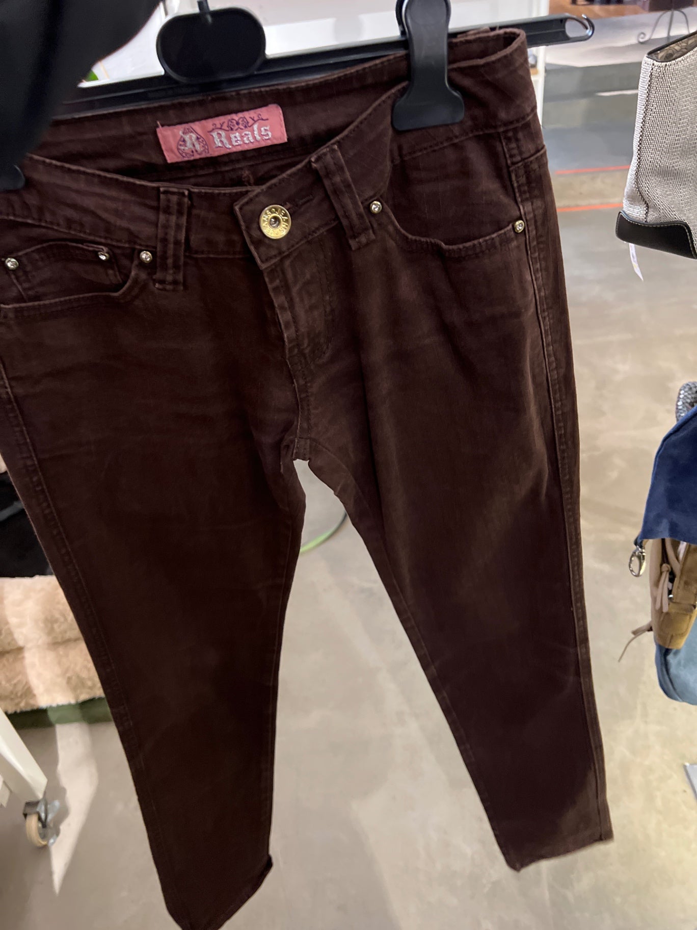 Reals Jeans braun Größe: S - M