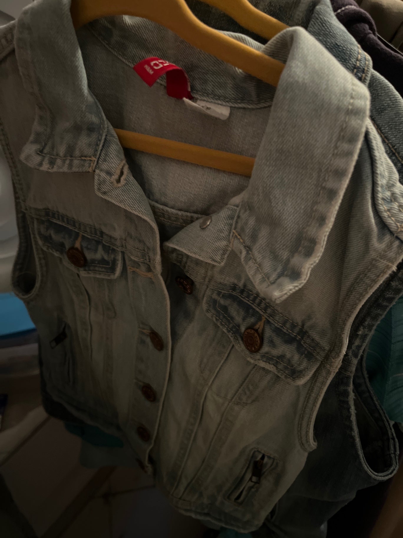 DIVIDED Jeansweste Größe: 32