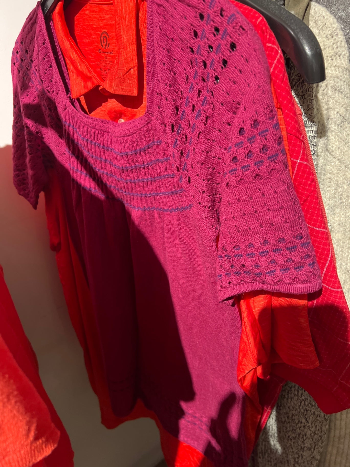 Xhilaration Strick T-Shirt Größe: M