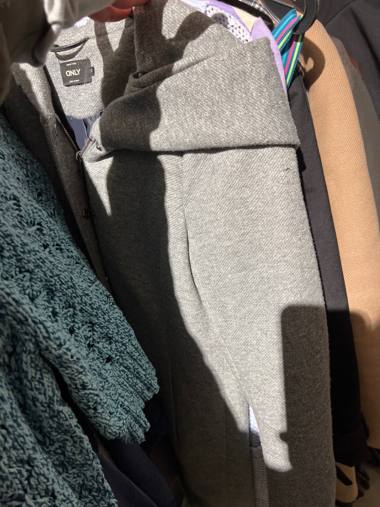 ONLY Jacke Grau Größe: M