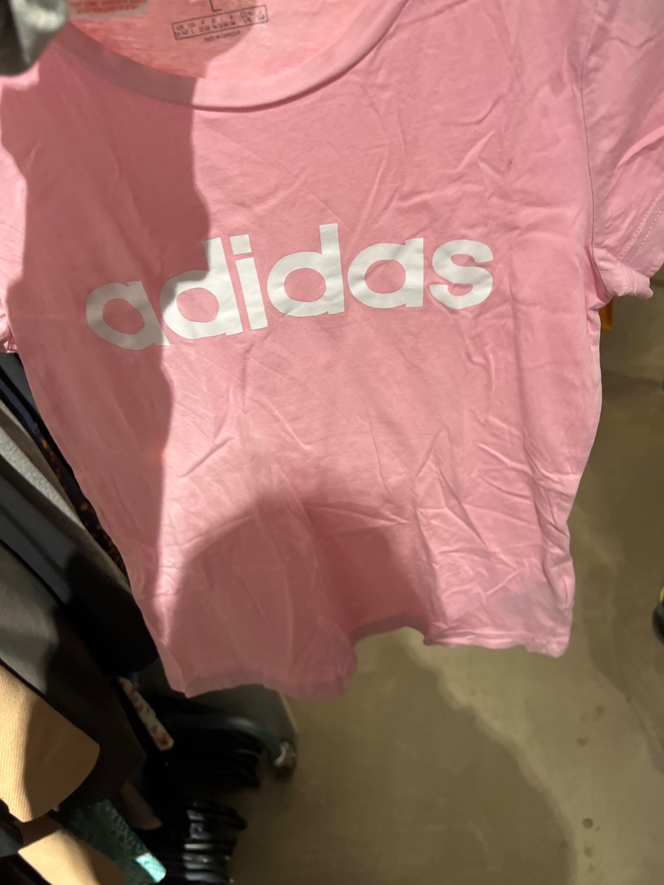 Adidas T-Shirt rosa Größe: L