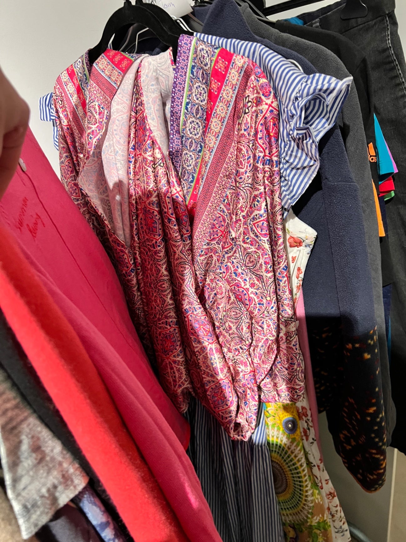 Jake*s Kleid Rot und Pink Größe: S