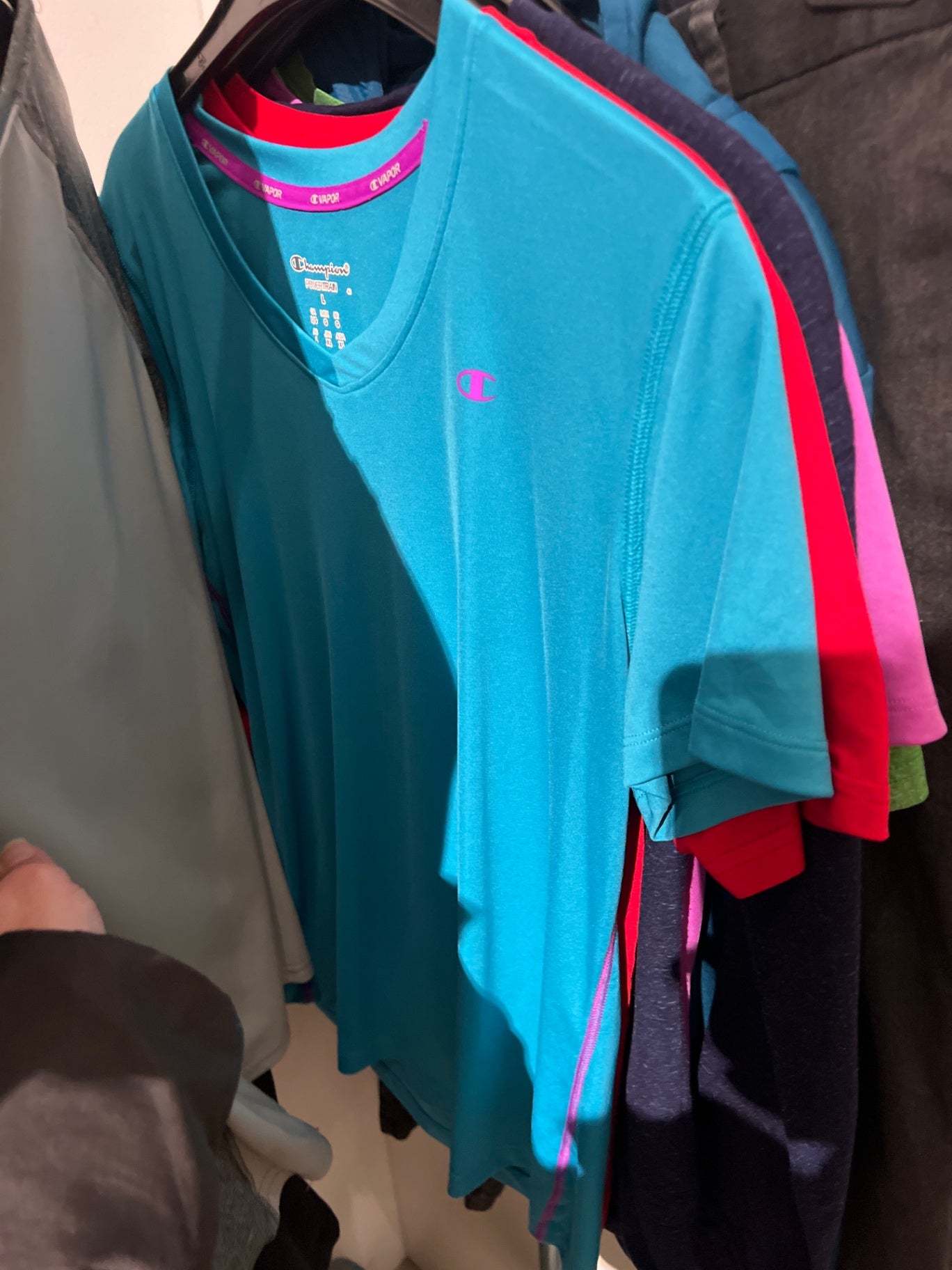 Champion T-Shirt Türkis Größe: L
