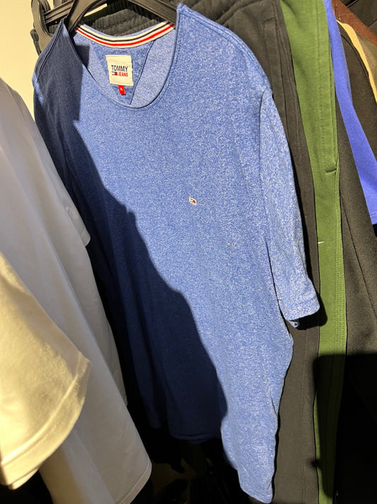 Tommy Jeans T-Shirt Blau Größe: XL