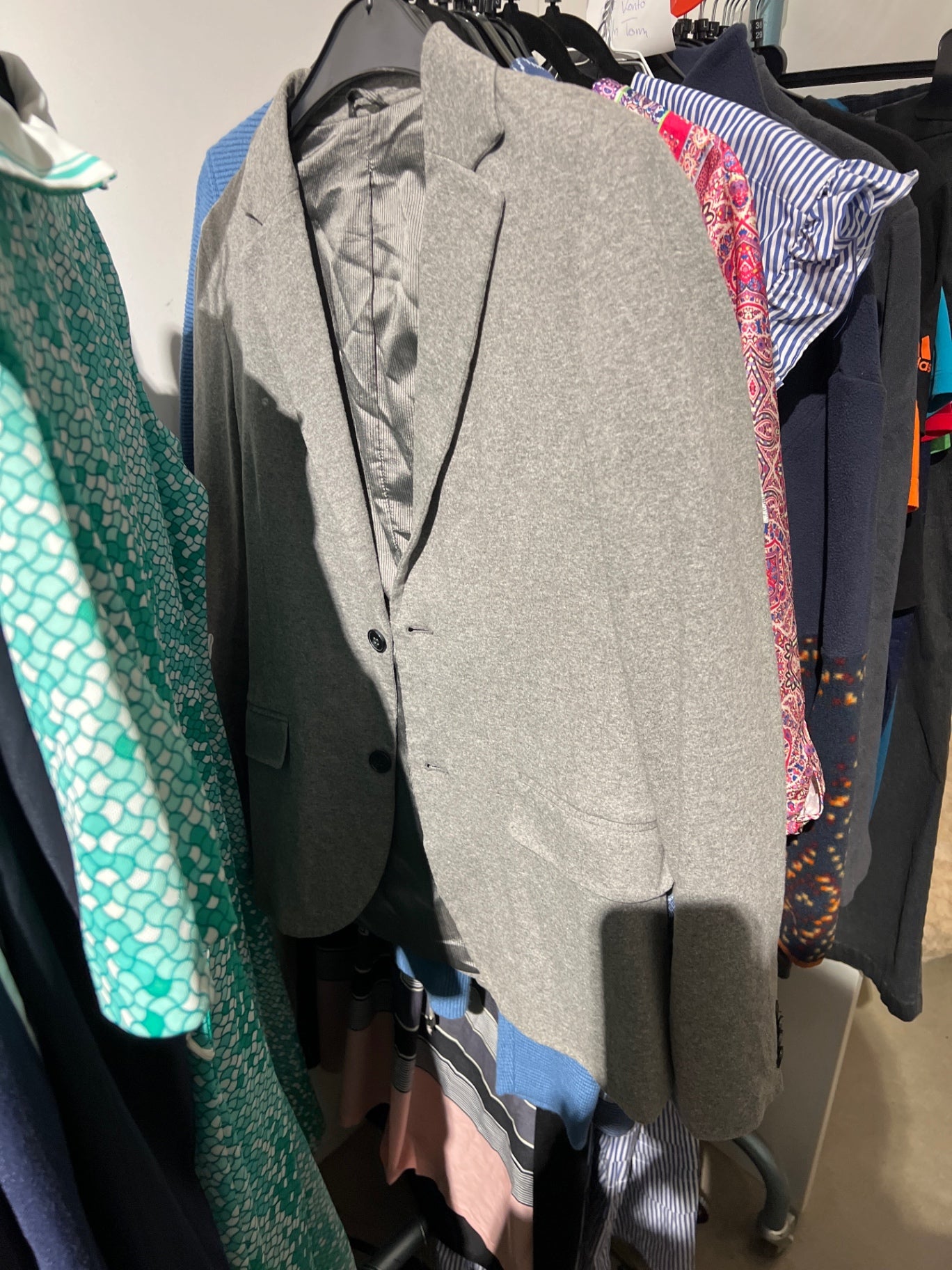 Zara Man Sakko Grau Größe: S