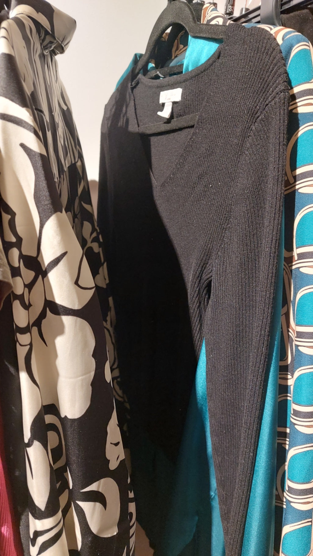 Amisu Pullover Schwarz Größe: XL