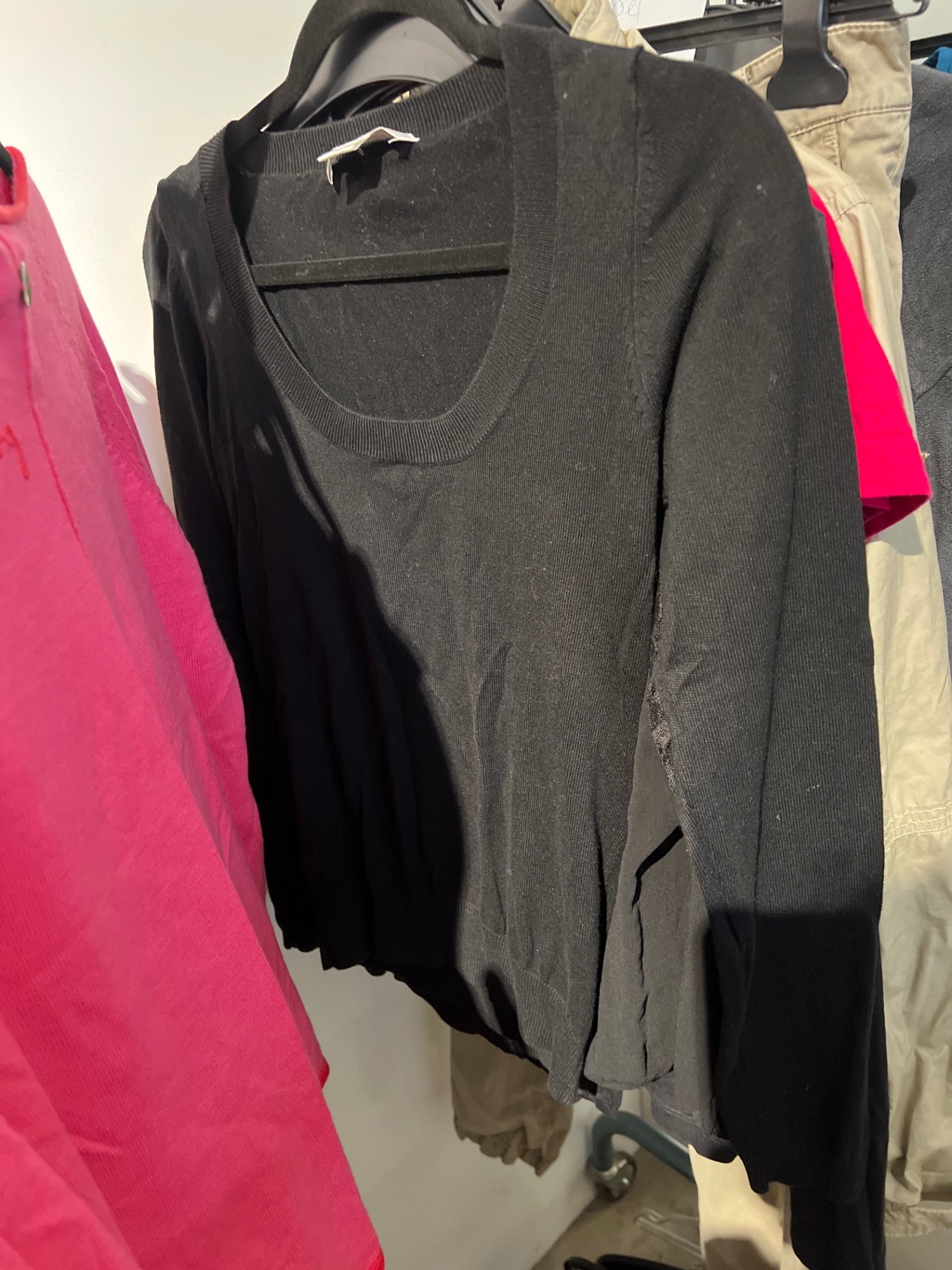 Sutherland 100% Cotton Pullover Schwarz Größe: S