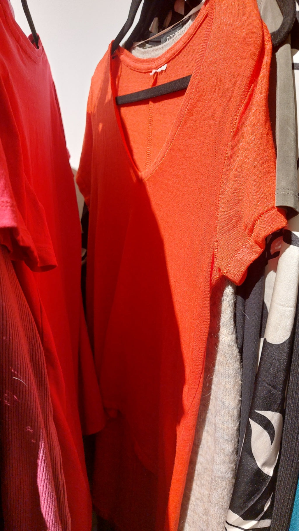 T-Shirt Rot Größe: S - M