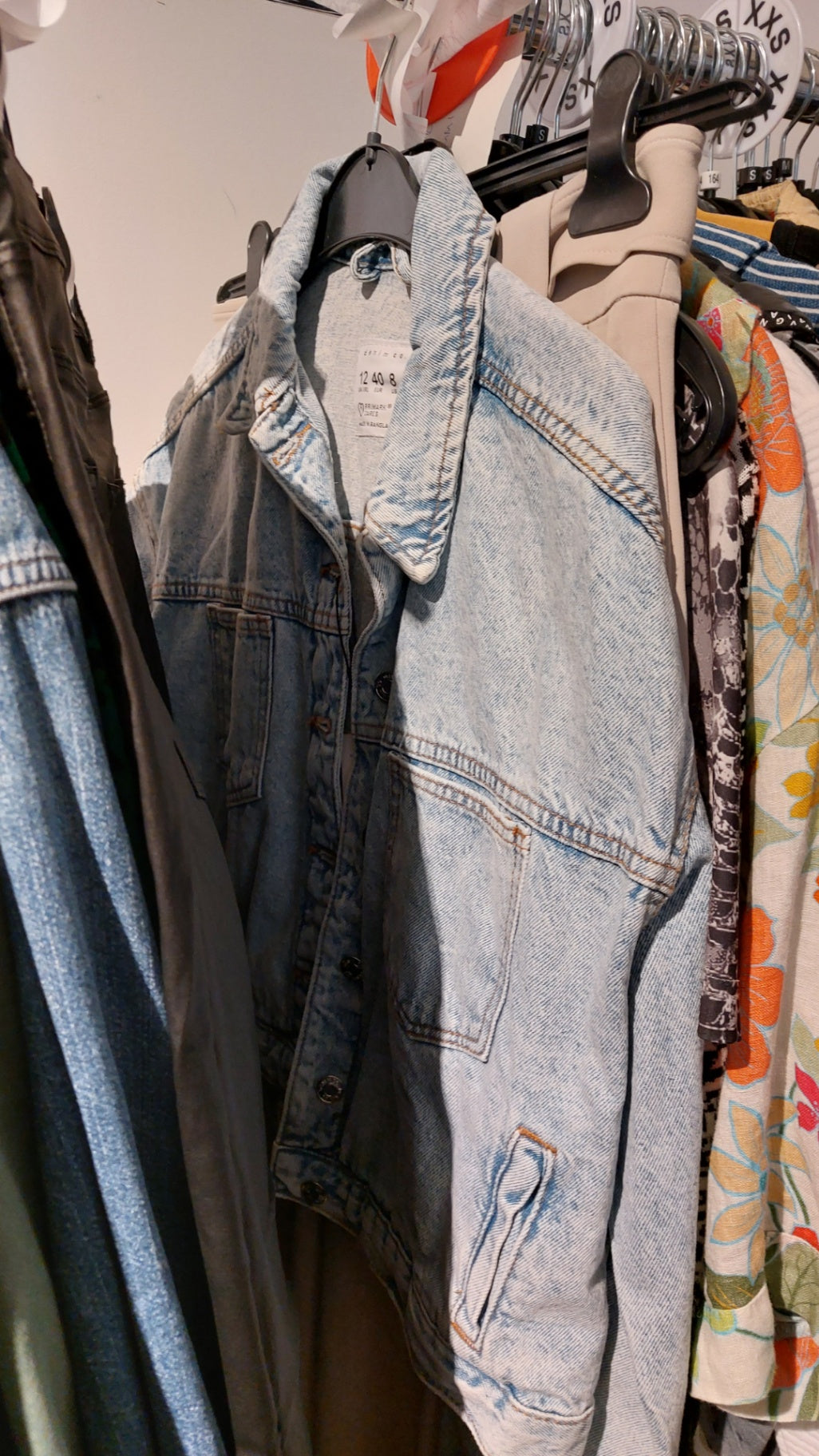 Primark Jeansjacke Hellblau Größe: 40