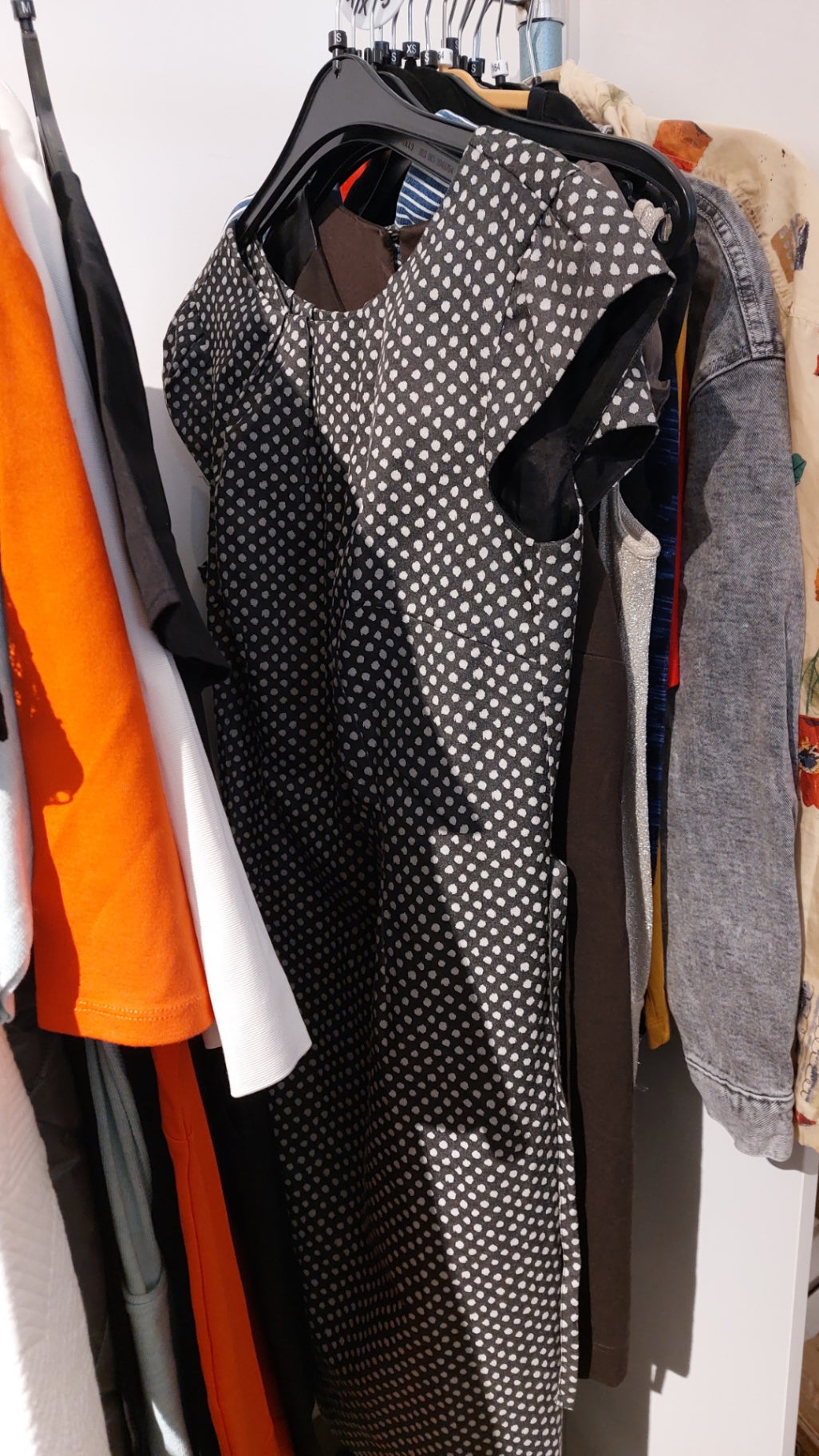 Bonita Kleid Schwarz mit weiß Größe: S