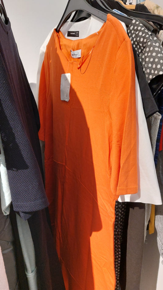 Bonita Kleid Orange Größe: M