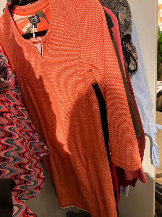 S‘questo Kleid Orange Größe: XS