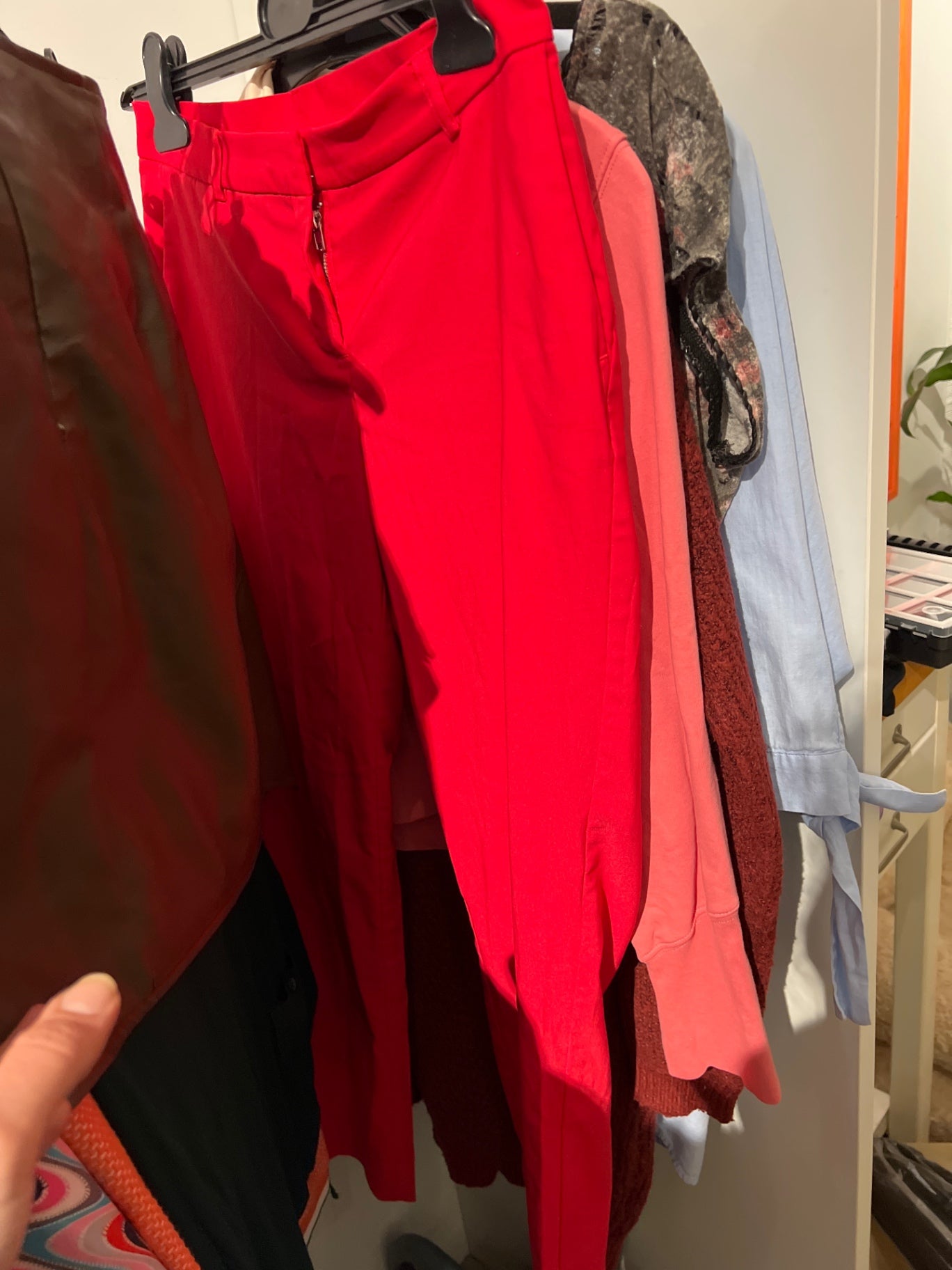 Bodyflirt Hose Rot Größe: 34