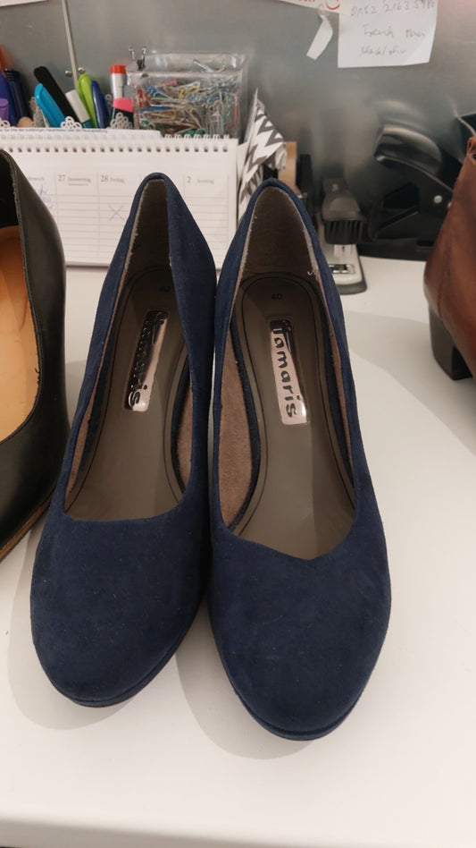 Tamaris Pumps Dunkelblau Größe: 40