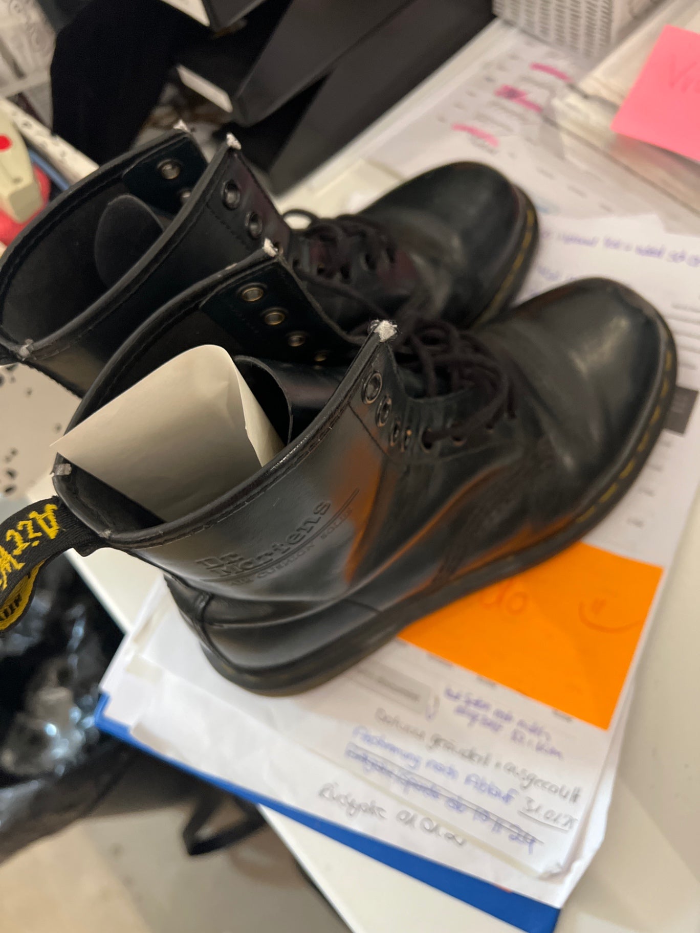 Dr. Martens Stiefel Schwarz Größe: 37