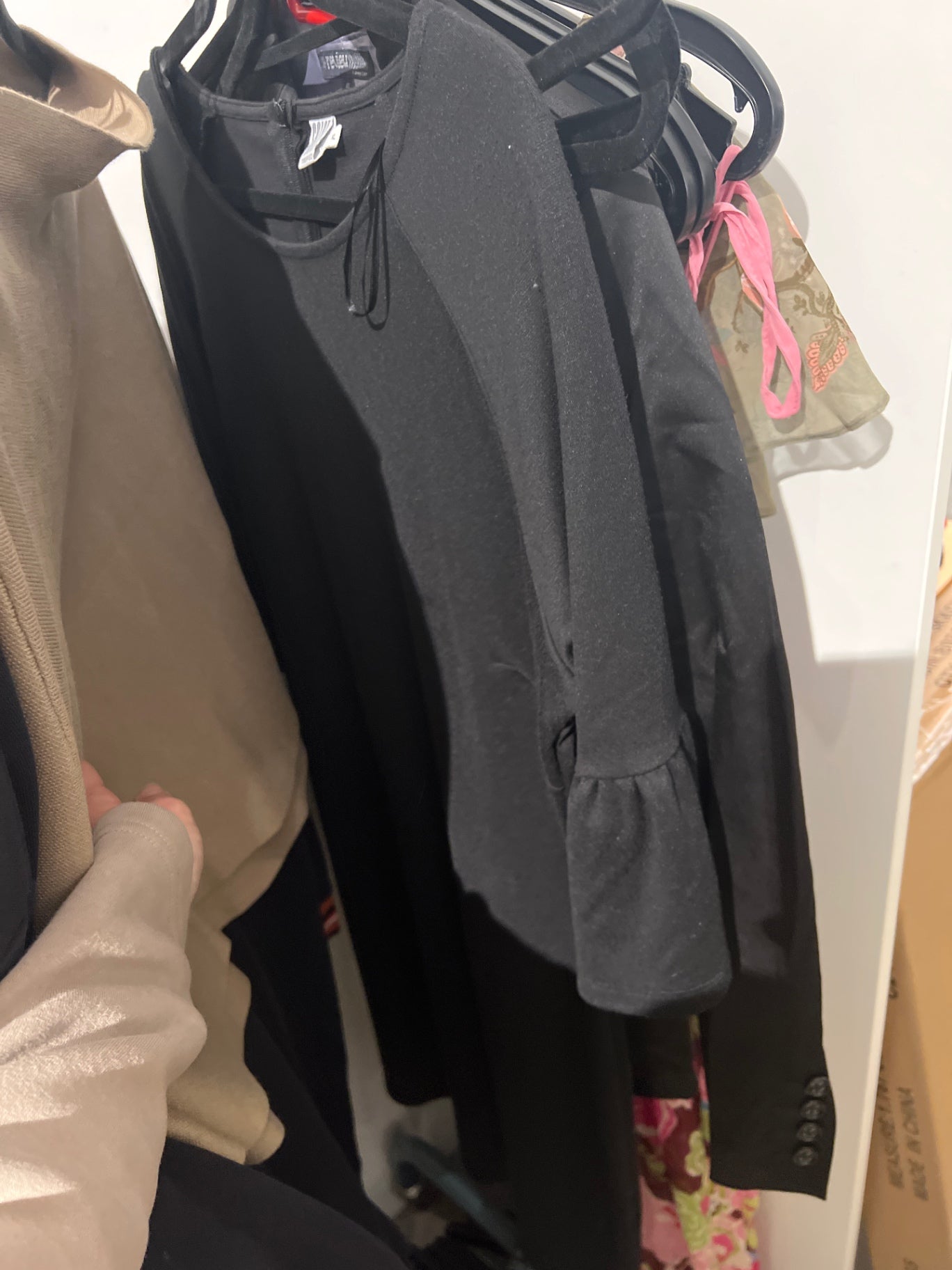 Saint Tropez Kleid Schwarz Größe: XL